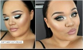 Soft Mint Cut Crease Makeup Tutorial | Makeupwithjah