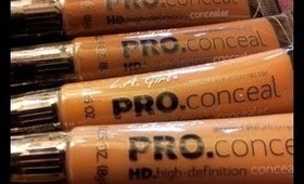 LA Girl Pro Conceal Concealer/ Review /Swatches and Demo