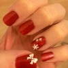 Simple Christmas nails