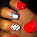 chevron nails