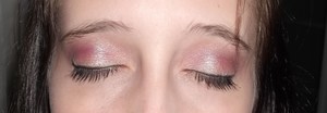 Pink gold look