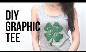 DIY Graphic Tee (Quick & Easy)