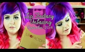 Lip Factory Review and Unboxing September 2014