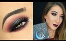 Cranberry Halo Smokey Eye | Makeup Geek X Manny MUA Palette