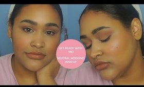GRWM- Neutral Weekend Makeup | Lyiah xo
