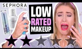 I Bought LOW RATED Makeup from Sephora || What (Some) GARBAGE & MISLEADING Makeup Looks Like...