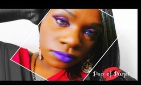 Makeup Tutorial| A Pop of Purple: Inspired by Deysidanger