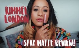 STAY MATTE LIQUID LIPSTICK REVIEW | RIMMEL LONDON | Siana