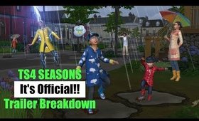 The Sims 4 Seasons Trailer Breakdown Official