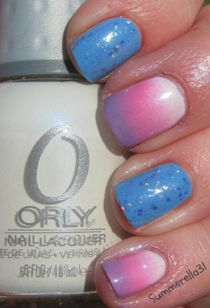 Monster High Abbey Bominable inspired nails. Orly Dayglow and Snowcone, China Glaze Make a Spectacle, Sally Hansen Xtreme Wear Bubblegum Pink, and OPI Do You Lilac It?, and I Juggle...Men