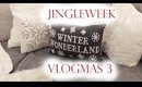 Jingle Week VLOGMAS 3: DVF Interview, Job Update, & First Xmas Tree  | MsLaBelleMel