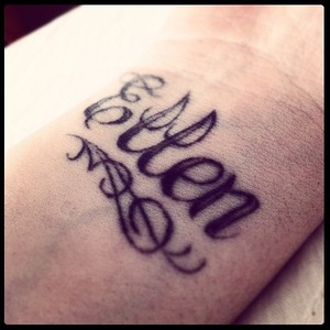 My wrist tattoo :)