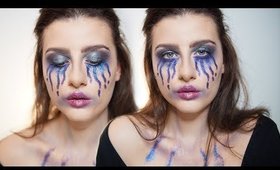 Trucco Halloween 🎃 2018 FACILE ma d'effetto!!! | Glitter Tears Makeup Tutorial