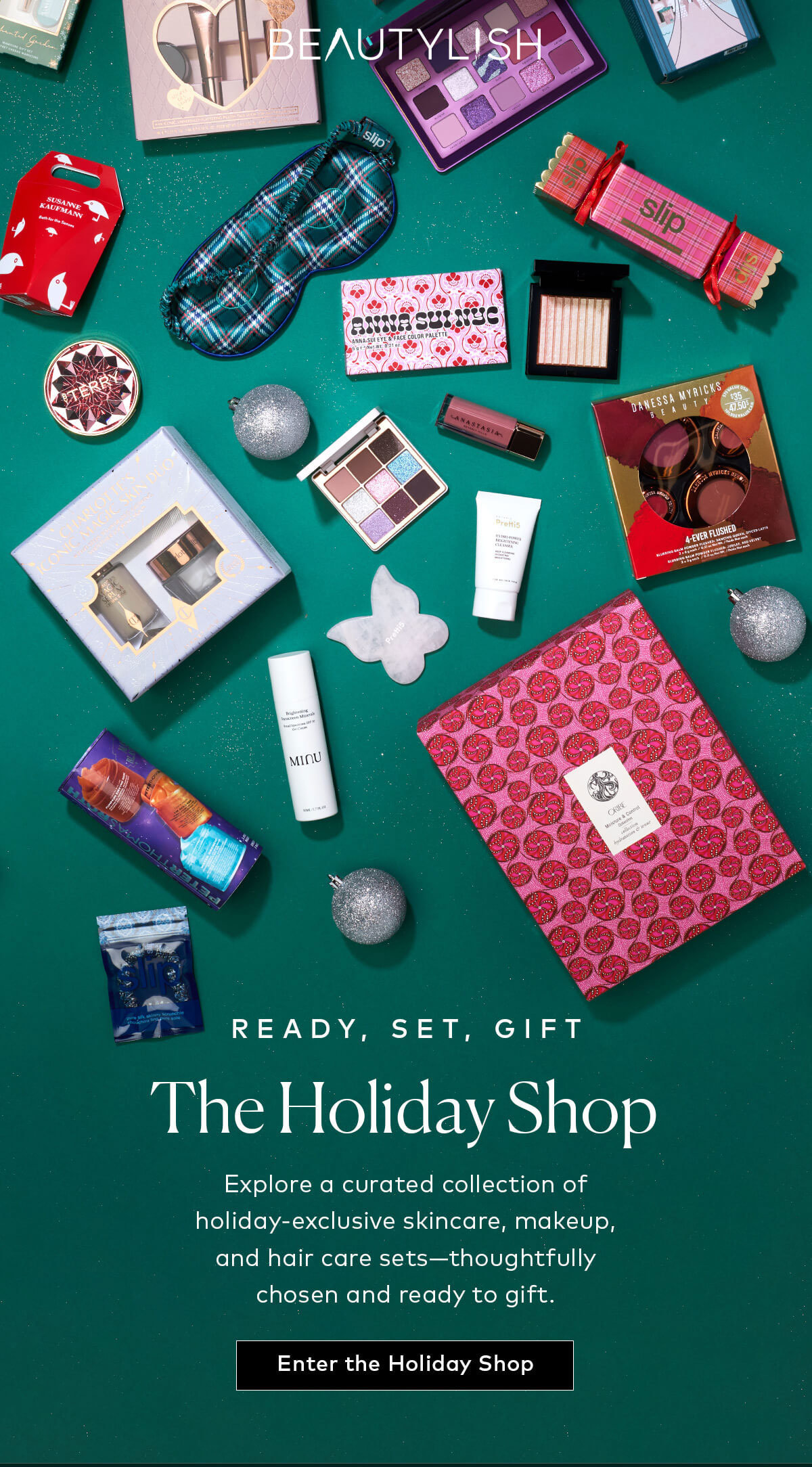 Explore a curated collection of holiday-exclusive skincare, makeup, and hair care sets—thoughtfully chosen and ready to gift. Enter the Beautylish holiday shop now.