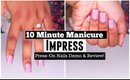 10 Minute Manicure - Impress Nails | Jessica Chanell