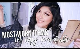 MOST WORN ITEMS IN MY WARDROBE + TRY ON | FASHION FOR A CURVY BODY TYPE | SCCASTANEDA