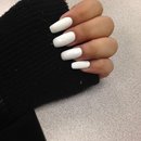 All white nails 