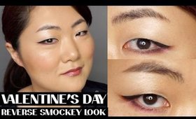 Valentine's day look or a reverse smokey look on asian monolid eyes I Futilities And More