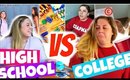 HIGH SCHOOL VS. COLLEGE 2015 | Kristee Vetter