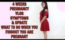 4 WEEKS Early PREGNANCY SYMPTOMS WHAT TO DO WHEN YOU FIND OUT YOU ARE PREGNANT | SuperPrincessjo