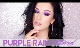 Purple Rain Makeup Tutorial | Rosanna Pierce