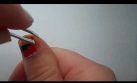 Beach Summer Inspired sunset dolphin nail tutorial! Featuring: Stencils!
