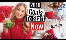 2019 GOALS TO START NOW! Vlogmas 2018