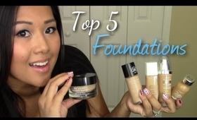 Top 5 Foundations | FromBrainsToBeauty