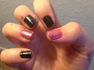 I tend to be a little messy when I do my nails :)