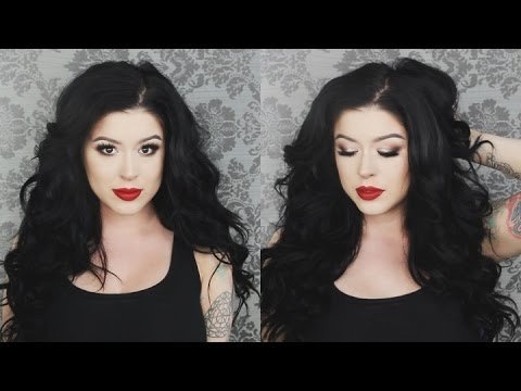 BIG SEXY MESSY BEACHY WAVES HAIR TUTORIAL | ZALA HAIR EXTENSION REVIEW |  Beautylish