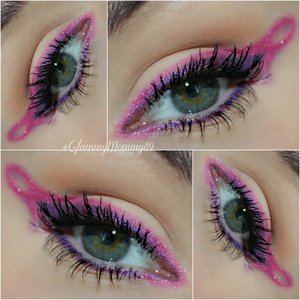 I did this look in honor of breast cancer awareness month. I used all Younique products. (Sassy, stunning, gorgeous, regal, giddy, sexy) 3d fiber mascara. www.themagicmascara.com