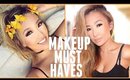 NEW MAKEUP MUST HAVES | CURRENT BEAUTY FAVORITES | hollyannaeree