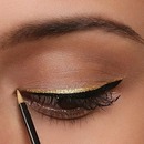 Perfect gold eye-liner 