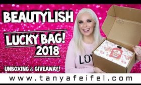 BEAUTYLISH LUCKY BAG 2018! Unboxing & Giveaway! #WHOA! | Tanya Feifel-Rhodes