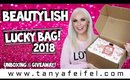BEAUTYLISH LUCKY BAG 2018! Unboxing & Giveaway! #WHOA! | Tanya Feifel-Rhodes