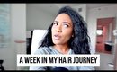 A Week In My Hair Journey | Ep.1