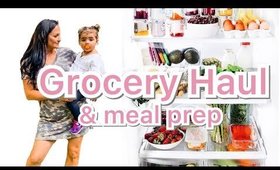GROCERY HAUL // MEAL PREP FOR WEIGHT LOSS  // DAY IN THE LIFE OF A TODDLER MOM