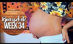TheNewGirl007 ● PREGNANCY UPDATE! {Week 34} Drs Appointment & Stretch Marks?! + Belly Shot!