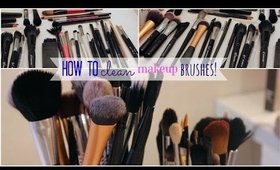 How to Clean Makeup Brushes | Affordable DIY!