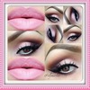 pink eyeshadow :) 