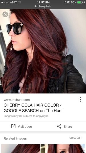 How to dye my dark brown hair a cherry red. | Beautylish