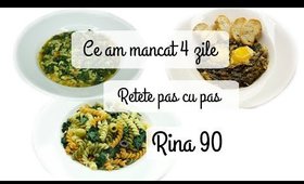 Ce mananc in 4 zile de Rina/ Retete dieta Rina 90 / Dieta Rina/ What i eat to lose weight