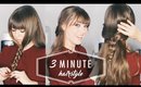 3 MINUTE Hairstyle: The Easiest Hairstyle You'll Ever Do