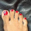 Fireworks Inspired Pedicure