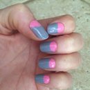Gray and pink