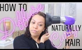 How To Diffuse Naturally Curly Hair