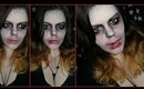 Get Ready With Me - Easy Halloween Makeup - Scary! Vampire, Zombie, Demonic Girl Look.