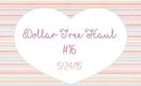 Dollar Tree Haul #16 | 5/24/15 [PrettyThingsRock]