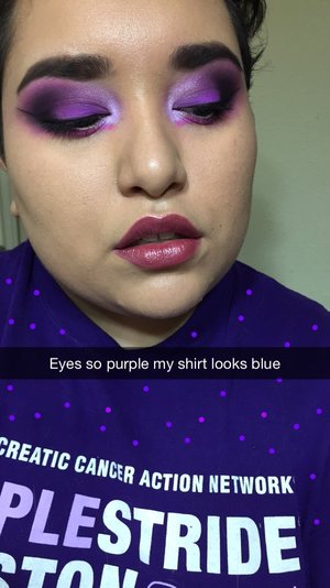 I guess the purple shirt inspired it🔮💜