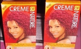 Coloring my roots red without using bleach on natural hair